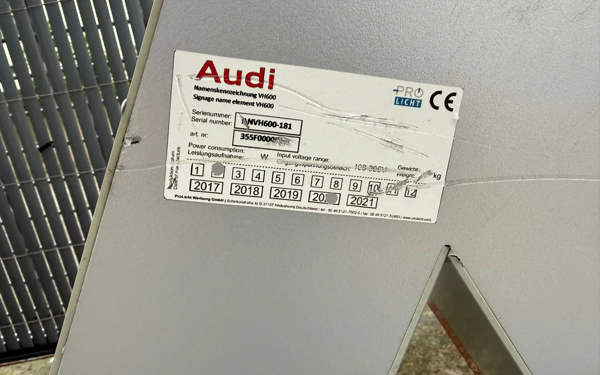 Find of the Day: Illuminated Audi Sign on Bring a Trailer - ooooIYKYK